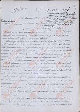 Correspondencia entre el Conde de Jordana y Antonio Magaz, Embajador de España en Berlín, sobre los sucesos durante la "Kristallnacht", que el Embajador presenció personalmente. 1938