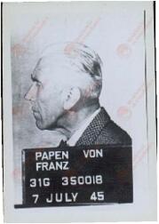 Fotografías de algunos acusados en el juicio de Nuremberg