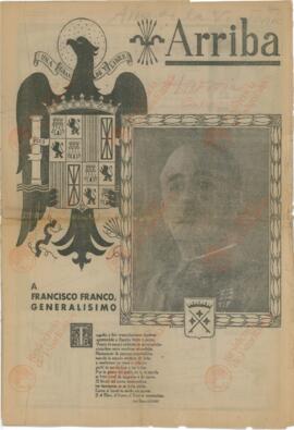 "Arriba", Edición Extraordinaria del Día de la Victoria, 19 de Mayo de 1939