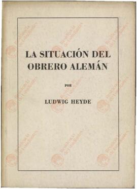 La situación del obrero alemán