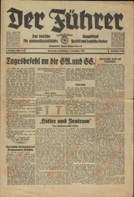 El Führer. Jueves, 3 diciembre 1931
