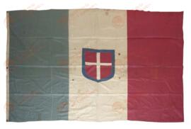 Bandera italiana de tela. WWII