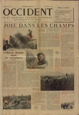 Occident. "Alegría en los campos", 25 febrero 1938"