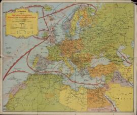 "Mapa de guerra de Hammond que cubre todos los frentes de guerra"