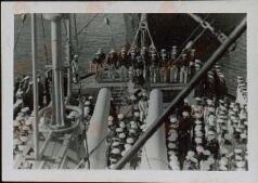 Armada alemana. "Schlesien" viaje 29 octubre 1938 a 9 marzo 1939. Oficiales, mapas, servicio religioso, Cuba, etc.