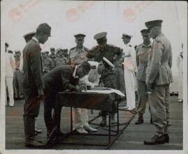 Rendición de las fuerzas armadas japonesas. 1945