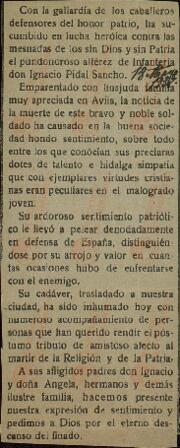 Vapor Uruguay. Sancho Contreras, Eduardo. Recortes de periódico. c. 1936