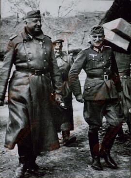 PK Jansen / Orbis: "El Mariscal Von Manstein visita las líneas de combate"