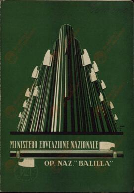 Ministero Dell'Educazione Nazionale. Opera Nazionale "Balilla": Placido Tomeno. 20 Junio 1932