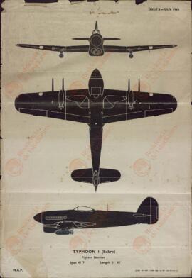 "Typhoon I (Sabre). Bombardero". Julio 1943
