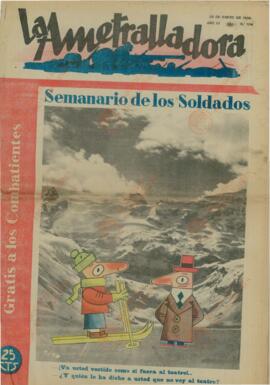 La Ametralladora, Semanario de los Soldados, 22 de Enero de 1939