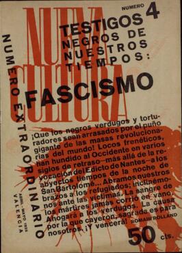 "Nueva Cultura", Nº4, Valencia, Abril y Mayo de 1935