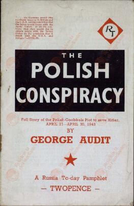 La conspiración polaca. 1943. Propaganda soviética en inglés
