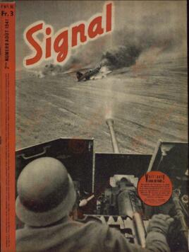Signal. "¡Valiente, echa una mano!". 2º Nº Agosto 1941.