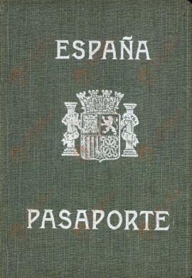 Llopart, Concepción (esposa Castañé Lloret, Modesto). Pasaporte. Barcelona, 29 julio 1936
