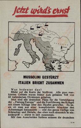 "Ahora será en serio". 1943