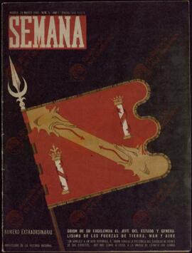 Semana. "Número extraordinario: aniversario de la victoria nacional". Madrid, 26 marzo 1940