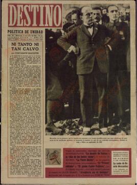 "Destino". Barcelona, 31 de Julio 1943