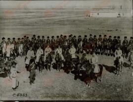 International News Service: Oficiales y tropas del segundo Regimiento, Rusia. WWI