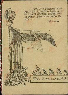 "Nosotros tenemos derecho. Mussolini"