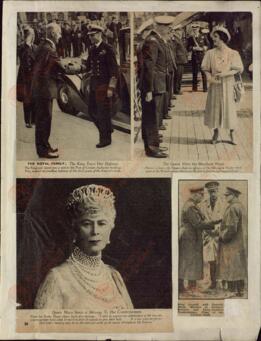 Selección de Recortes de la Prensa Británica, c. 1940