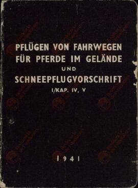 "Reglamento para andar sobre nieve I/KAP. IV, V / 1941"