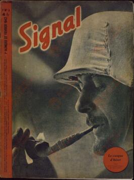 Signal. "El casco de invierno". 1er Nº Febrero 1942.