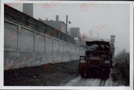 Imágenes del muro de Berlín. Sector francés. C. años 60