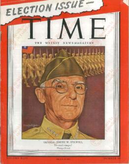 Time, 13 de Noviembre de 1944: "General Joseph W. Stilwell"