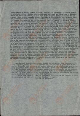 Vapor Uruguay. Sancho Contreras, Eduardo. Instancia para la petición de pensión por viudez de Raquel Claro Velasco (esposa). Madrid, 20 diciembre 1939