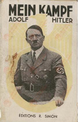Hitler, Adolf (1889-1945): "Mi Lucha". Edición R. Simon, París, 1938