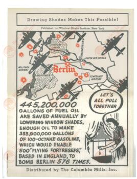 Window shade Institute / The Columbia Mills, Inc.: "Bajar las persianas hace esto posible"