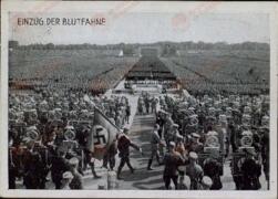 "Entrada de la bandera de sangre". Nuremberg, 1934