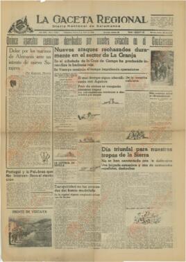 La Gaceta Regional. Diario Nacional de Salamanca, n.º 5101, "Quince aparatos enemigos derribados por nuestra aviación en el Guadarrama". 3 junio 1937