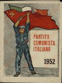 Luigina Tortolotti. "Carné del Partito Comunista Italiano, 1952"