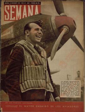 Revista Semana, Núm. 42. "Un Héroe Desaparecido". Madrid, 10 de Diciembre de 1940, Año I.