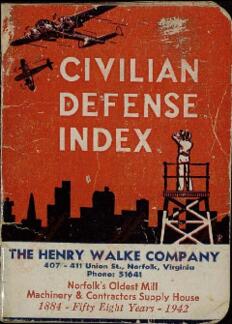 Índice de defensa civil Estados Unidos. 1942. En inglés