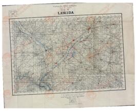 Cartografía Militar de España: Lérida. Mapa de mando