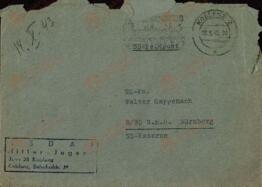 Fondermann." Postal de munición de caza para el año de caza 1943 / 44. 21 agosto 1943"