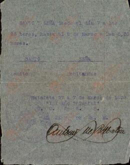 Santo y seña: Benito Benitandus. 7 marzo 1939 (fin de la Guerra Civil).