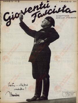 Revista Gioventù Fascista. "El Duce habla al pueblo en Plaza Venezia" 21 de abril de 1934.