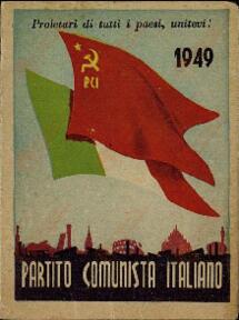 "Partido Comunista Italiano. Carné de Ciotola Anna Di Enrico. Nápoles, 1949"