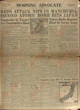 Morning Advocate. 9 Agosto 1945