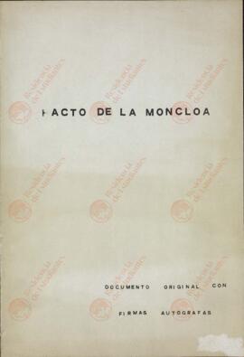 Facsímil del Documento Original de los Pactos de La Moncloa (incluye firmas autógrafas), c. 1977