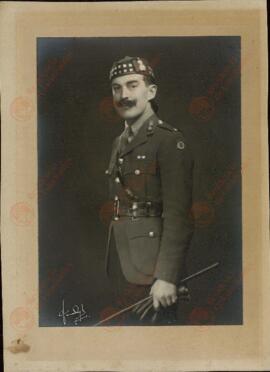 Oficial británico no identificado. Vandyk: A. H. Craufurd, A.H.: "Sandy"