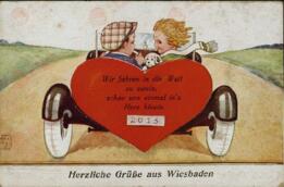 "Cordiales saludos desde Wiesbaden"