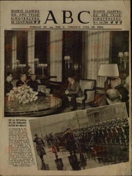 ABC. "De la estancia del Sr. Serrano Súñer en Berlín". Madrid, 22 Septiembre 1940.