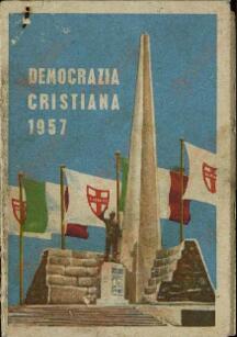 Pradelli, Giuseppe. Carné de la Democracia Cristiana. 1957