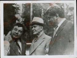 Molotov, Vyacheslav M. (1890-1986). Fotografía en Moscú. 1984