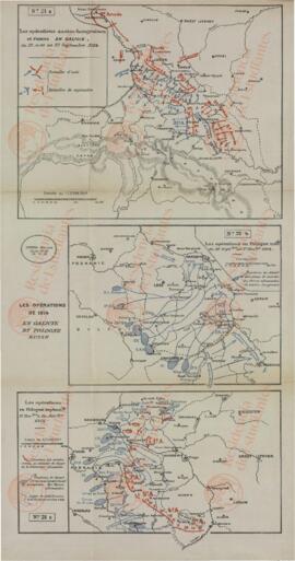Plano del Aprovechamiento de la Victoria del Marne, 9/12/14 de Septiembre de 1914
